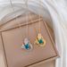Blue 【 】 Mermaid Light Luxury Charm Gorgeous Full Diamond Necklace Women's Versatile Clavicle Titanium Steel Chain 【 】_ipsvogv.com