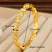 Copper Plated Fashionable Geometric Hollow Design Bracelet Suitable For Women's Birthday, Wedding, Party Gifts_ipsvogv.com