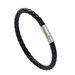 New Leather Woven Alloy Magnetic Buckle Men's Jewelry Hot Selling Couple Bracelet_ipsvogv.com
