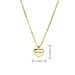 Love Lock Pendant Necklace For Women - Gold Plated Zircon Heart Charm, Romantic Jewelry Gift_ipsvogv.com