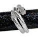 Popular Women's Exaggerated Gold Hollow Diamond Python Bracelet_ipsvogv.com