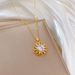 】 Stranded 【 Sky Flower Personality Light Luxury Temperament Gorgeous Full Diamond Necklace Women's Versatile Clavicle 【 】_ipsvogv.com