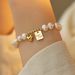 Baroque Natural Freshwater Pearl Bracelet, Female Unique Design, High Grade Love Beaded Bracelet_ipsvogv.com