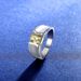 S925 Sterling Silver Men's Ring Domineering And Fashionable Moissanite 1ct Opening Adjustable New Frosted Diamond Ring_ipsvogv.com