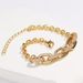 Men And Women's Jewelry Hip Hop Personality Bracelet Full Diamond Copper Metal Bracelet Oval Chain Diamond Bracelet_ipsvogv.com