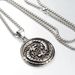 Men's Jewelry Double Dragon Totem Pendant Necklace Personality Leisure Fashion Titanium Steel Jewelry_ipsvogv.com