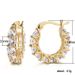 Cao Shi's Fashion Ins Style for Women French Full Set Zircon Lace with U-shaped Earrings_ipsvogv.com