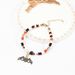 Adjustable Bat & Heart Bead Natural Stone Bracelet For Men And Women - Halloween Jewelry Gift, Handmade Geometric Design Bracelet Adjustable_ipsvogv.com