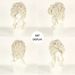 18th century French retro golden wig Marie Antoinette cos tall hat wig Halloween costume_ipsvogv.com