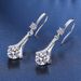 New S Silver Plated pt950 Earrings D Color Moissanite Water Droplets Medium Long Women's Ear Ornament_ipsvogv.com