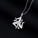 Stainless Steel Italy Sicily City Pendant Necklace Couples Style Family Style Titanium Steel Pendant Accessories_ipsvogv.com
