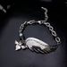 Sweet Cool Punk Style Inlaid Skull Planet Bracelet Fashion Trend Personality Hip Hop Jewelry For Men And Women_ipsvogv.com