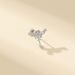1 Piece Ear Cartilage Rings & Studs Luxurious Romantic Cross Copper Inlay Zircon KC Electrophoresis White Ear Cartilage Rings & Studs_ipsvogv.com
