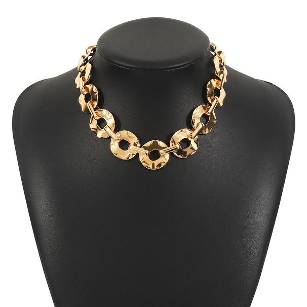 ZA design sense ins cool style resin pendant chain splicing collarbone necklace for women_ipsvogv.com