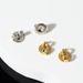 Ear plug sterling silver accessories plug back plug ear cap Joker handmade DIY ear accessories material accessories women's high-end sense_ipsvogv.com