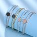 Two In One Stacking Tennis Racket Bracelet Rose Gold_ipsvogv.com
