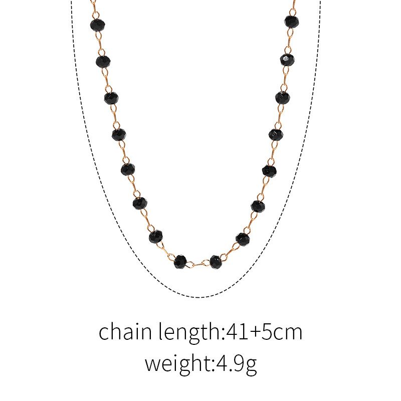 Hot Selling Minimalist Alloy Zircon Niche Design Necklace, Collarbone Chain For Women_ipsvogv.com