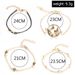 Handicraft New Love 8-character Map 4-piece Set Bracelet_ipsvogv.com
