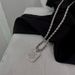 520 Letter Square Pendant Necklace For Men Women, Simple And Personalized, Versatile Hip-hop Titanium Steel, Non Fading_ipsvogv.com