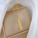 【 】 MAMA Sleek Fashion Light Luxury Charm Gorgeous Full Diamond Necklace Women's Versatile Clavicle Chain Titanium Steel_ipsvogv.com