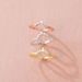 S925 Sterling Silver Ring For Women, Light Luxury, High End Feeling, Flashing V Shaped Letter Design, Simple And Versatile Ring_ipsvogv.com