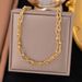Uniquely Designed Neutral Style Multi-layer Chain Winding Interval Bead Stainless Steel Cross Necklace For Women_ipsvogv.com
