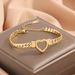 Light Luxury Personality Love Women's Fashion Titanium Steel Colorless Collar Chain 2023 New Gold Plated Cuban Necklace_ipsvogv.com