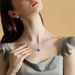 S925 silver earrings ear studs color zirconium temperament light luxury high end ear jewelry jewelry silver jewelry_ipsvogv.com