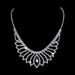 Women’s Jewelry Set Fashion Fashion Jewelry Wedding Bridal Accessories Sparkling Diamond Blooming Women's Necklace Earring Set_ipsvogv.com