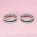 Cao Shi's Elegant And Blue Korean Version Women's Zircon Fashionable Lines, Earrings, Classic Earrings_ipsvogv.com