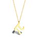 Mathematical Pi Coin Π Symbol Necklace With Diagonal Greek Letter Titanium Steel Furnace Vacuum Collar Chain_ipsvogv.com