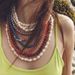 Multi layer pearl necklace personality temperament long beaded earring set_ipsvogv.com