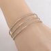 Women's Jewelry 3 Row Elastic Steel Wire Rhinestone Open Bracelet Simple Multi Layer Claw Chain Light Luxury Female Jewelry_ipsvogv.com