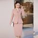 Women's Clothing Long Sleeve High-end Temperament Professional Suit Goddess Fan Two-piece Dress Celebrity Style_ipsvogv.com