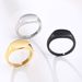 Men's Jewelry Cold Style Stainless Steel Oval Ring Gold Female Ring Stacking RC 471_ipsvogv.com