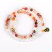 Natural Red Gum Flower White Agate Lion Awakening Double New Chinese Style Fulu Women's Multi Loop Bracelet_ipsvogv.com
