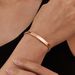 Men And Women's Jewelry Smooth Bracelet Couple Stainless Steel Diamond Personality Simple Creative Engraved Titanium Steel Jewelry_ipsvogv.com