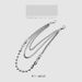Men And Women's Jewelry Hip Hop Cool Trendy Round Bead Chain Double Buckle Decorative Chain Metal Chain High Street Versatile Youth Casual Pants Chain_ipsvogv.com