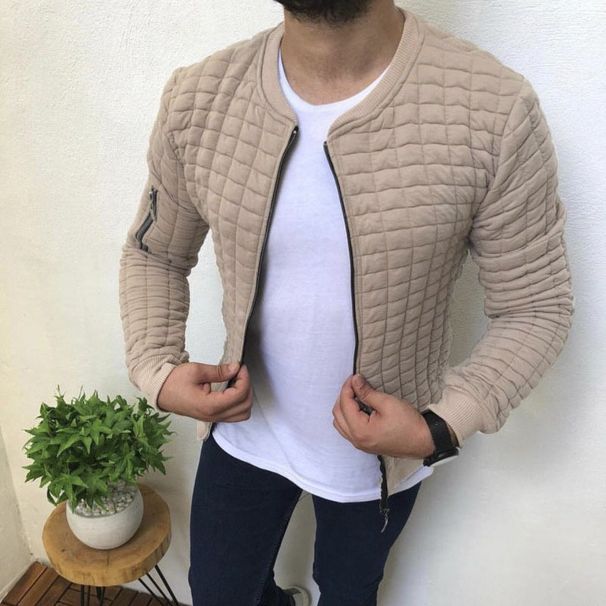 Men's jackets, zipper jackets, suitable for spring and autumn outdoors_ipsvogv.com