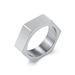 Men's Jewelry Cold Neutral Style Titanium Steel Six Sided Smooth Engraved Ring Men's Fashion Niche Personality Stainless Steel Ring_ipsvogv.com