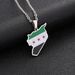 Stainless Steel Syrian Free Army Map And Flag Necklace For Men And Women Couple Sweater Chain Baccessories_ipsvogv.com