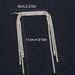 ins Long Hot Tassel Hairpin Korean Temperament Side clip New Rhinestone Hair Accessories Hair clip_ipsvogv.com