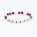 Handmade USA Independence Day Bracelet Set With Natural Stone Beads And Letter Charms, Unisex Jewelry For Men And Women_ipsvogv.com
