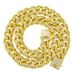Hip Hop Gold Silver Copper Micro Paved Zircon Cuban Necklace Men's Jewelry_ipsvogv.com