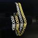 Hip Hop Trend 12mm Spacing Cuban Chain With Diamond Inlaid Bracelet For Men And Women Hiphop Gold-plated Necklace_ipsvogv.com