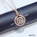 Cao Shidong Gate Geometric Dynamic Necklace Women's Trendy Ins Simple Fashion Pendant Temperament Versatile Clavicle_ipsvogv.com