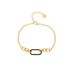Women's Jewelry Titanium Steel Inlaid Concave Bracelet Hand Jewelry Stainless Steel Non Fading Ins Texture Multi Color Matching_ipsvogv.com