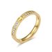 Titanium Steel Diamond Cross Love Ring Neutral Style Wedding Ring for Men and Women_ipsvogv.com