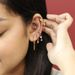Women's Jewelry S925 Sterling Silver Earrings Charm Beads Pendant Earrings Accessories Work Wear Earrings Pendant_ipsvogv.com