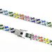 12mm Cuban Chain Diamond-Shaped Oil-Drip Colorful Alloy Rhinestone Hip-Hop Necklace_ipsvogv.com